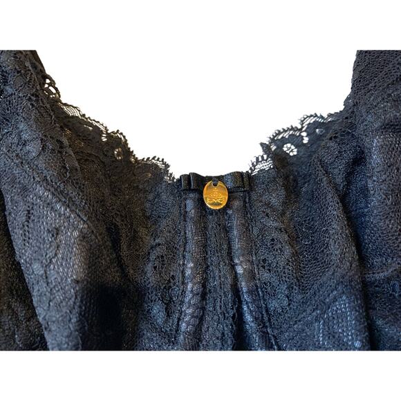 Curvy Couture 44C Everyday Glamour Black Lacy Unlined UW Bra 1207 NWT - Picture 5 of 12